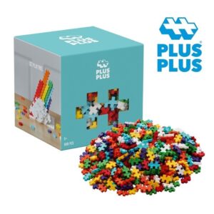 CUBO DE PIEZAS: ARCOIRIS 600 PCS