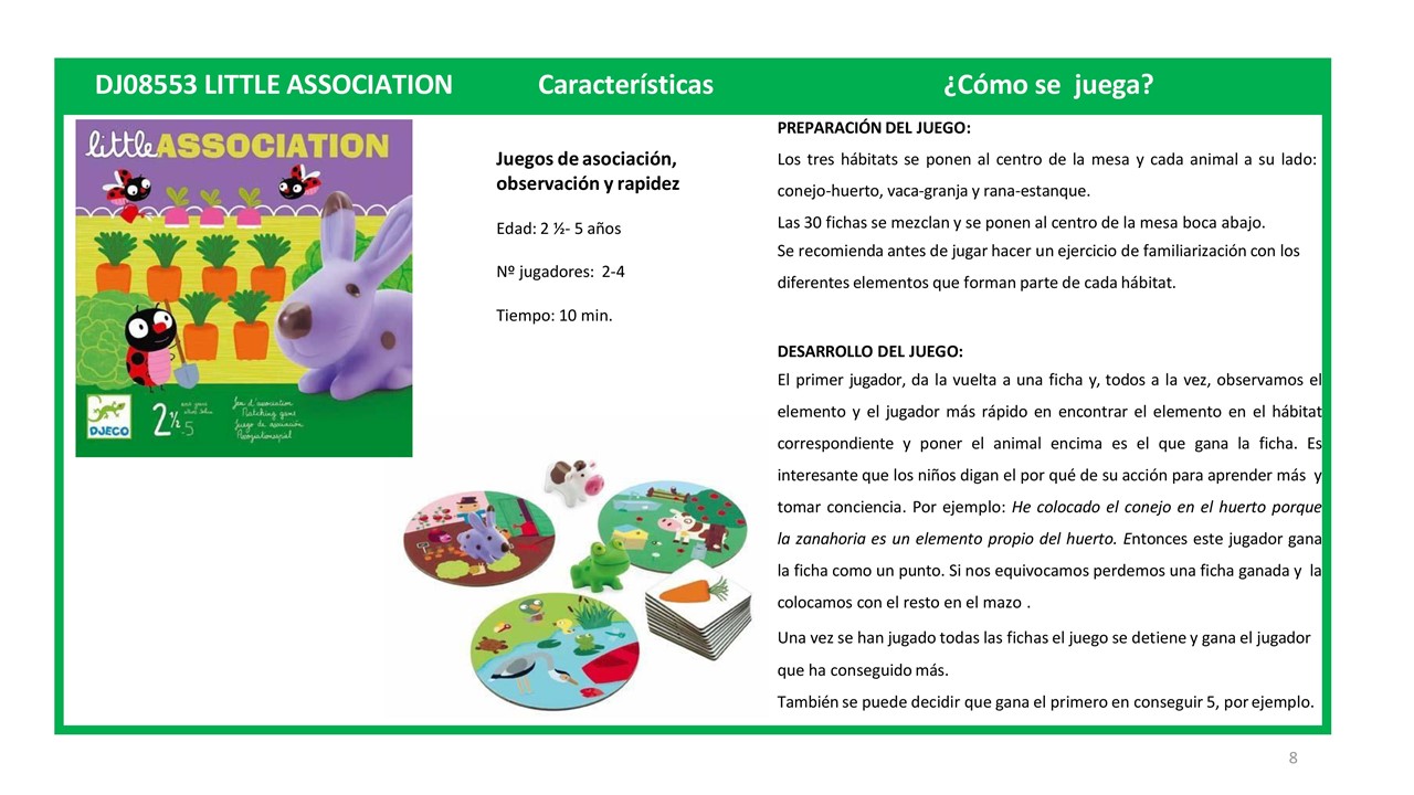 JUEGO LITTLE ASSOCIATION - Imagen 3