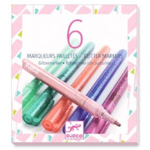 COLORES 6 ROTULADORES PURPURINA