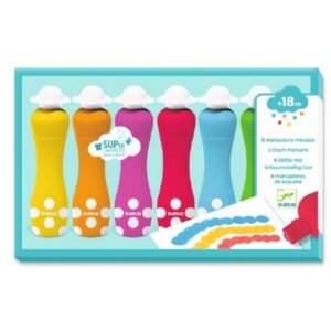 COLORES PEQUES 6 MARCADORES ESPUMA