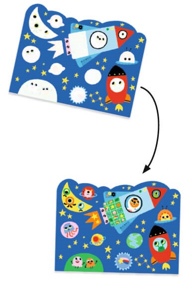 COLOREA MAGICO ESCONDIDO EN EL CIELO - Imagen 2