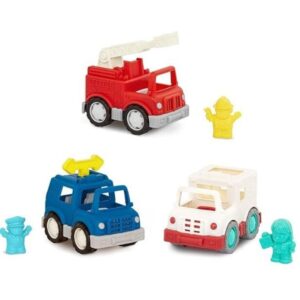 SET 3 MINI VEHICULOS EMERGENCIAS