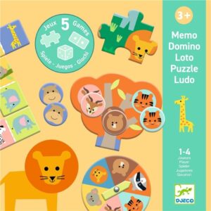 EDUCATIVO PUZZLE ANIMALES SALVAJES