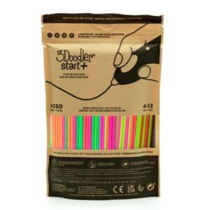 3Doodler Start+ Recambios 250 filamentos fluorescentes