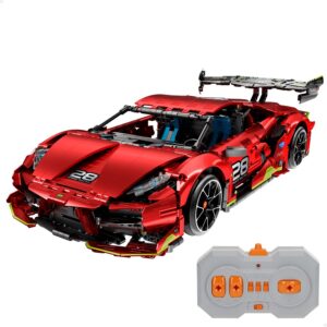 IMMASTER WIND RED ELECTROPLATE SUPERCAR 1835 PIEZAS