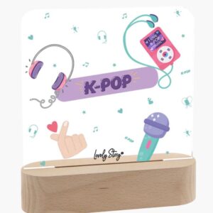 LÁMPARA MADERA PERSONALIZABLE - K-POP