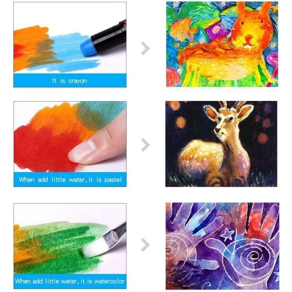 CRAYONES SUAVES LAVABLES 6 COLORES - JARMELO - Imagen 3