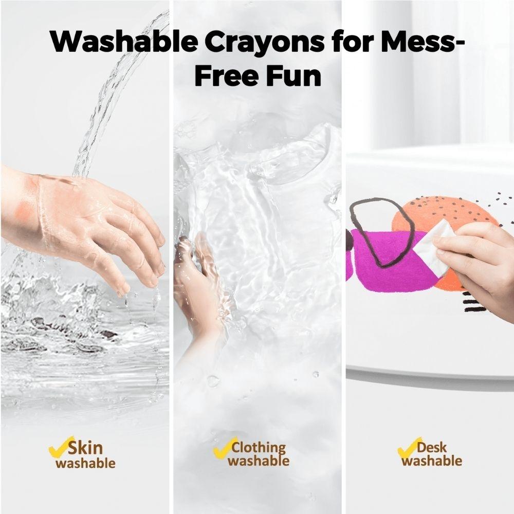 CRAYONES SUAVES LAVABLES 6 COLORES - JARMELO - Imagen 8