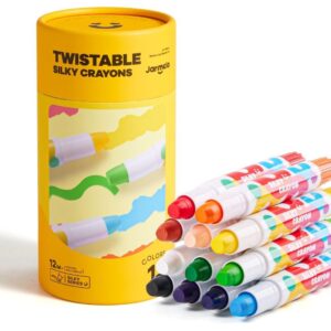 CRAYONES SUAVES LAVABLES 12 COLORES - JARMELO