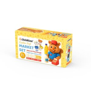 PLASTILINA NATURAL - PAW PALS - MARKET SET