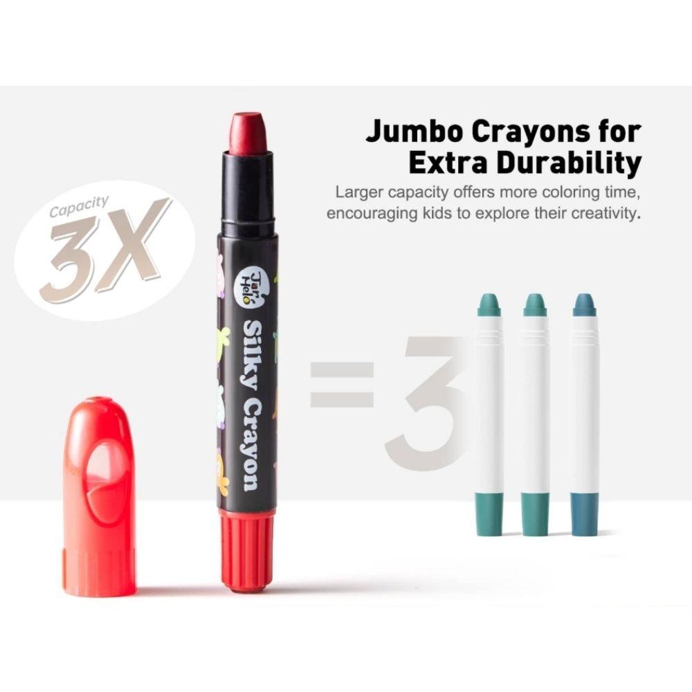 CRAYONES SUAVES LAVABLES 12 COLORES - JARMELO - Imagen 5