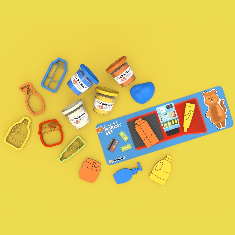 PLASTILINA NATURAL - PAW PALS - MARKET SET - Imagen 4