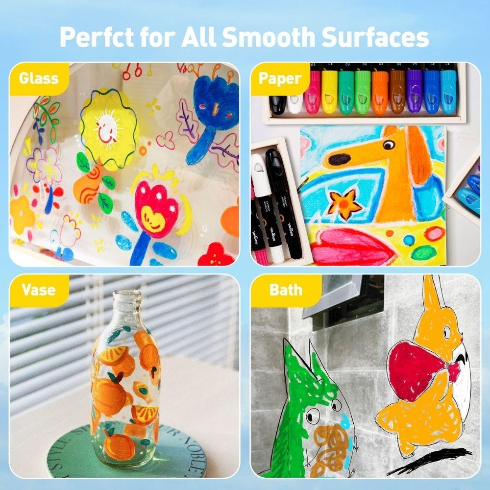 CRAYONES PARA CRISTAL, AZULEJOS Y PAPEL (6 unidades) - Imagen 9