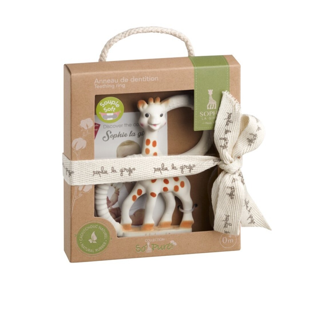 SOPHIE LA GIRAFE – ANILLO DE DENTICIÓN SO’PURE SOFT