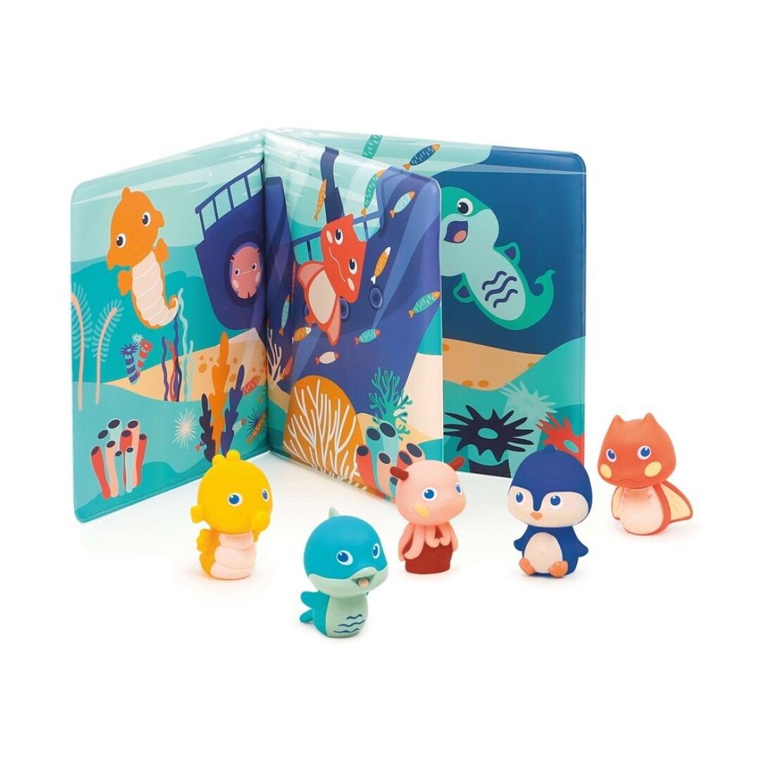 LIBRO DE MARIONETAS PEQUEÑOS AMIGOS DEL MAR - LUDI