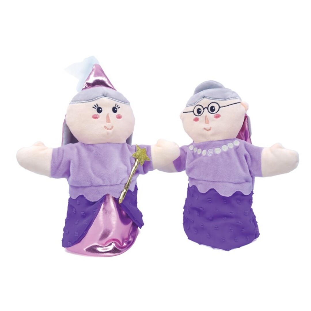 MARIONETA DE MANO ABUELA Y HADA - SVOORA