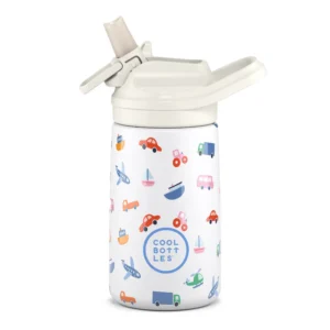 BOTELLA ACERO LITTLE WHEELS 350 ML · COOL BOTTLES KIDDIES