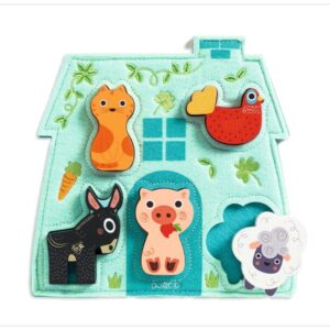 ENCAJABLE MOUKI ANIMALES DE LA GRANJA