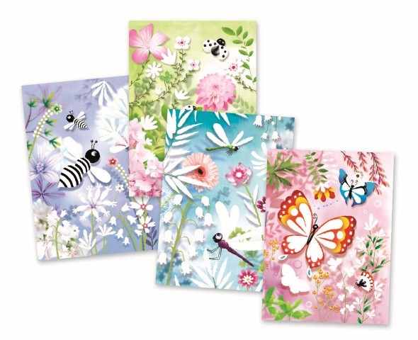 CUADROS PURPURINA MARIPOSAS - Imagen 2