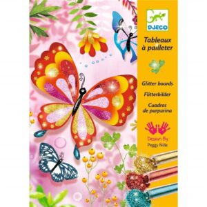 CUADROS PURPURINA MARIPOSAS