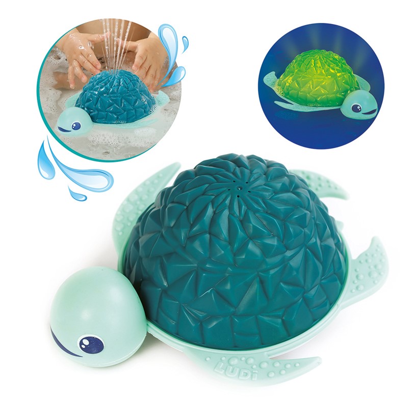 TORTUGA SPLAH CON LUCES Y CHORROS DE AGUA - LUDI - Imagen 2