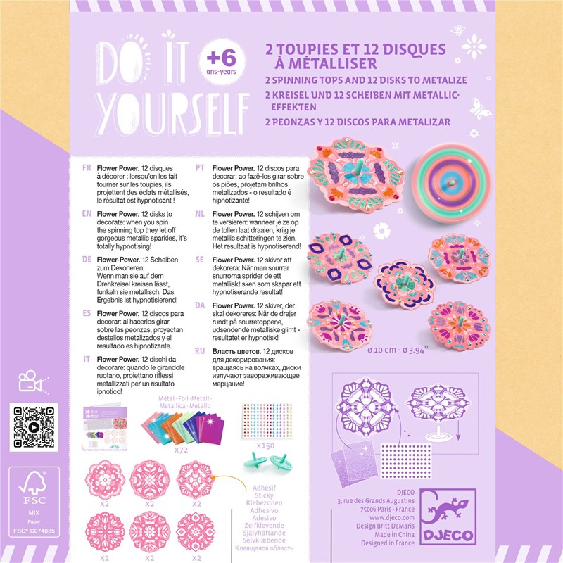 DIY FLOWER POWER – DJECO - Imagen 3