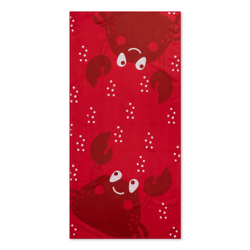 TOALLA DE MICROFIBRA REVERSIBLE CANGREJO 60 × 135 cm – Swim Essentials - Imagen 3