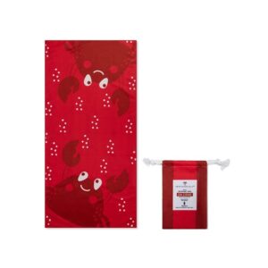 TOALLA DE MICROFIBRA REVERSIBLE CANGREJO 60 × 135 cm – Swim Essentials