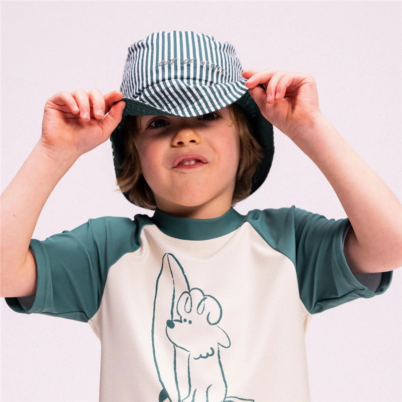 GORRO UV REVERSIBLE VERDE 4-8 años – Swim Essentials - Imagen 4