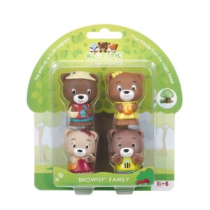 FAMILIA BROWNY 4 PERSONAJES - KLOROFIL