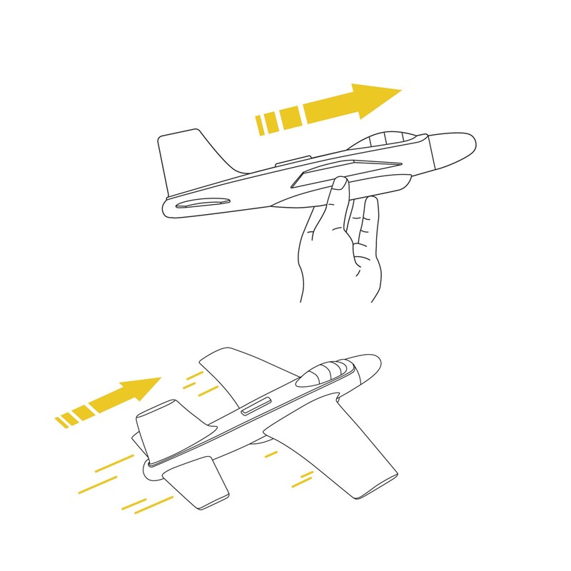 AVION PLANEADOR FIRE JET - Imagen 4