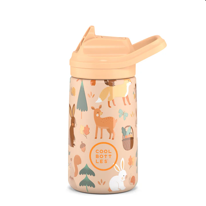 BOTELLA ACERO WOODLAND BUDDIES 350 ML · COOL BOTTLES KIDDIES - Imagen 4