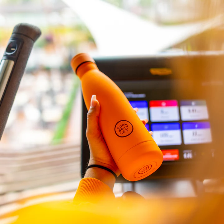 BOTELLA ACERO VIVID ORANGE 350 ML · COOL BOTTLES - Imagen 5