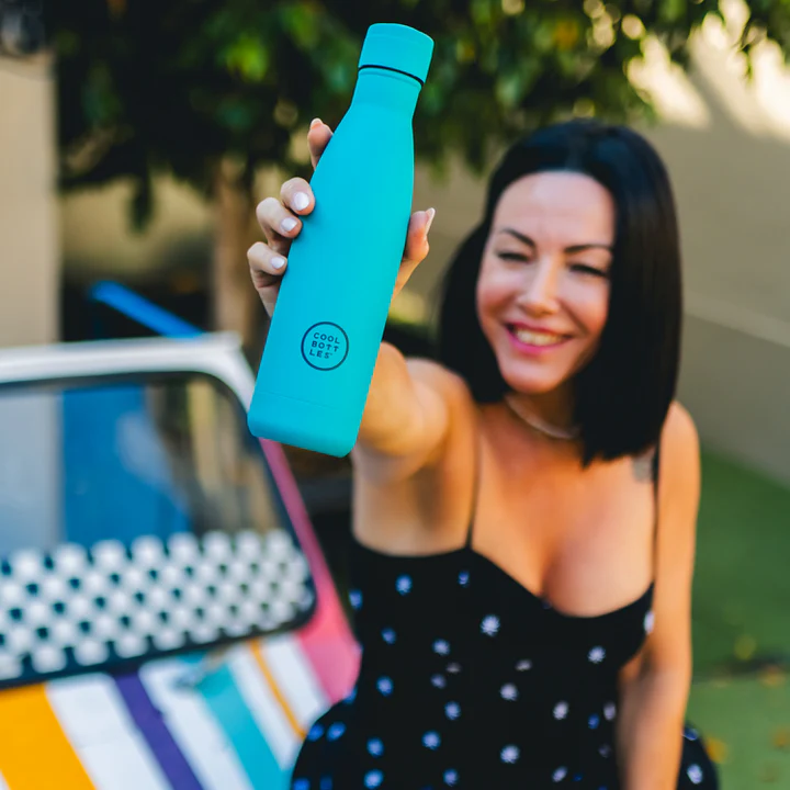 BOTELLA ACERO VIVID TURQUOISE 350 ML · COOL BOTTLES - Imagen 5