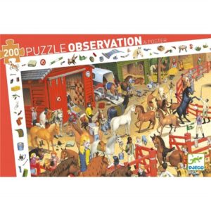 PUZLE OBSERVACIÓN EQUITACIÓN 200 PIEZAS