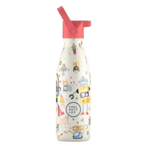 BOTELLA ACERO MESSY ROBOTS 350 ML · COOL BOTTLES