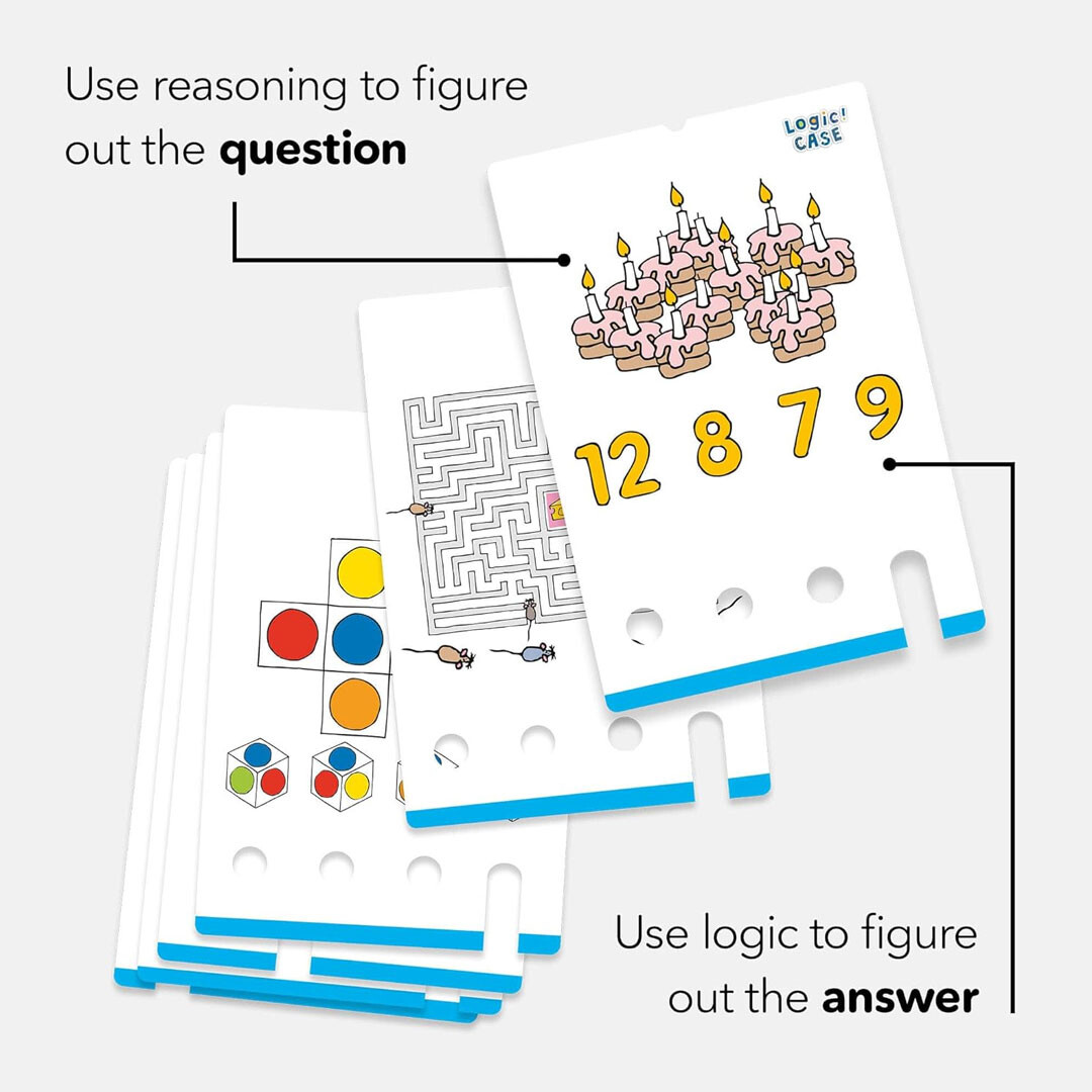 LOGIC! CASE SET DE INICIACIÓN 6+ – JUEGO DE LÓGICA AUTOCORRECTIVO HABA** - Imagen 2