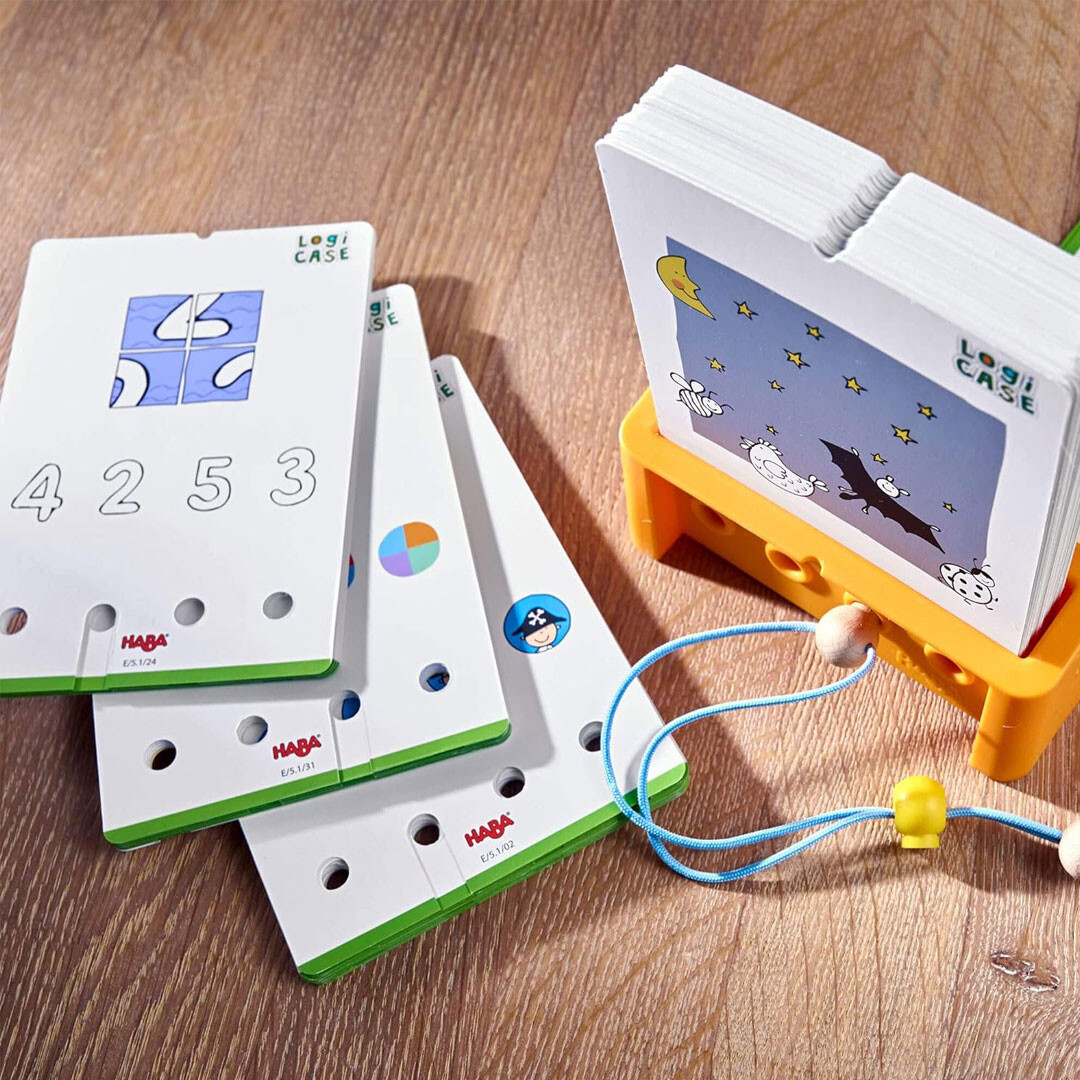 LOGIC! CASE SET DE INICIACIÓN 6+ – JUEGO DE LÓGICA AUTOCORRECTIVO HABA** - Imagen 6