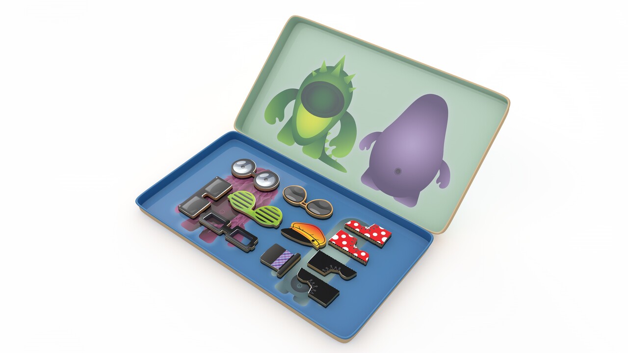 TO GO - FÁBRICA DE MONSTRUOS | JUEGO MAGNÉTICO CREATIVO DE VIAJE - Imagen 2
