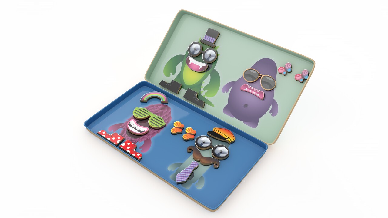 TO GO - FÁBRICA DE MONSTRUOS | JUEGO MAGNÉTICO CREATIVO DE VIAJE - Imagen 3