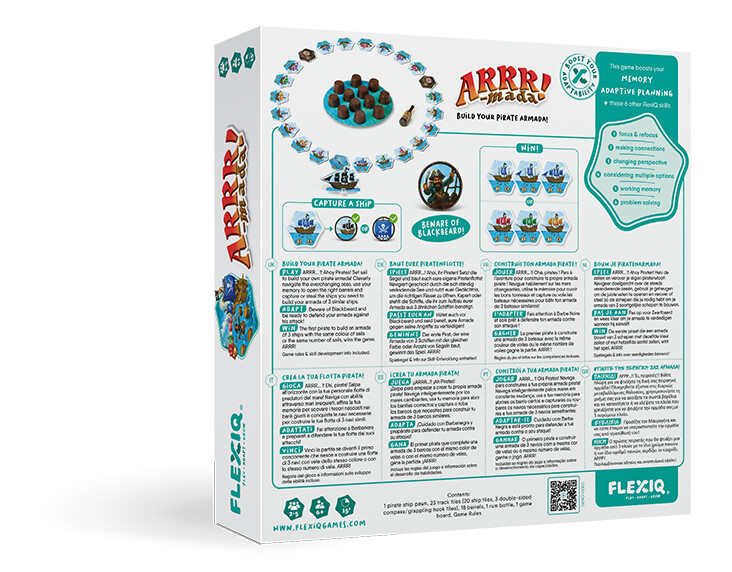 ARRR-MADA FLEXIQ – JUEGO DE MEMORIA Y ESTRATEGIA PIRATA - Imagen 2