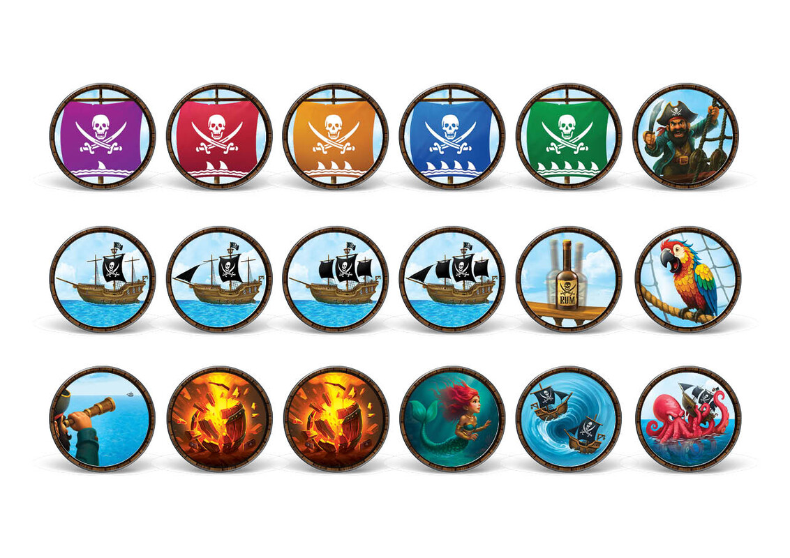 ARRR-MADA FLEXIQ – JUEGO DE MEMORIA Y ESTRATEGIA PIRATA - Imagen 5