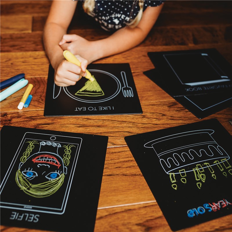 CHALK BOARD SET - SELFIE (CON BOLSA CON CREMALLERA) - Imagen 5