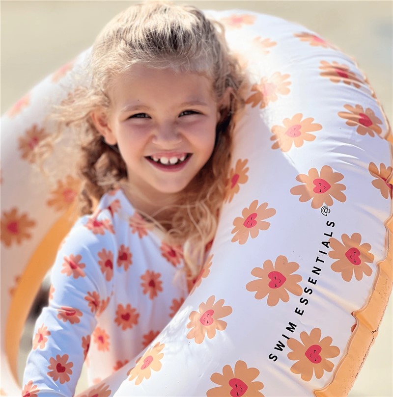 SWIM ESSENTIALS FLOTADOR DONUT FLOR 55 CM - Imagen 2