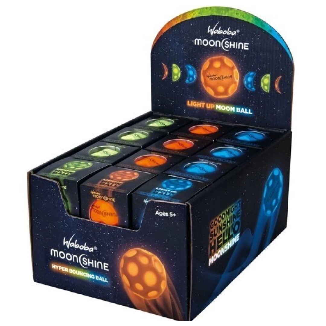 WABOBA MOONSHINE – PELOTA LUMINOSA DE ALTO REBOTE - Imagen 2