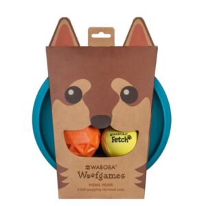 WABOBA WOOFPACK – DISCO Y 2 PELOTAS PARA PERROS