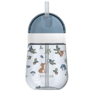 VASO CON PAJITA MIO 300 ML FOREST FRIENDS MEPAL
