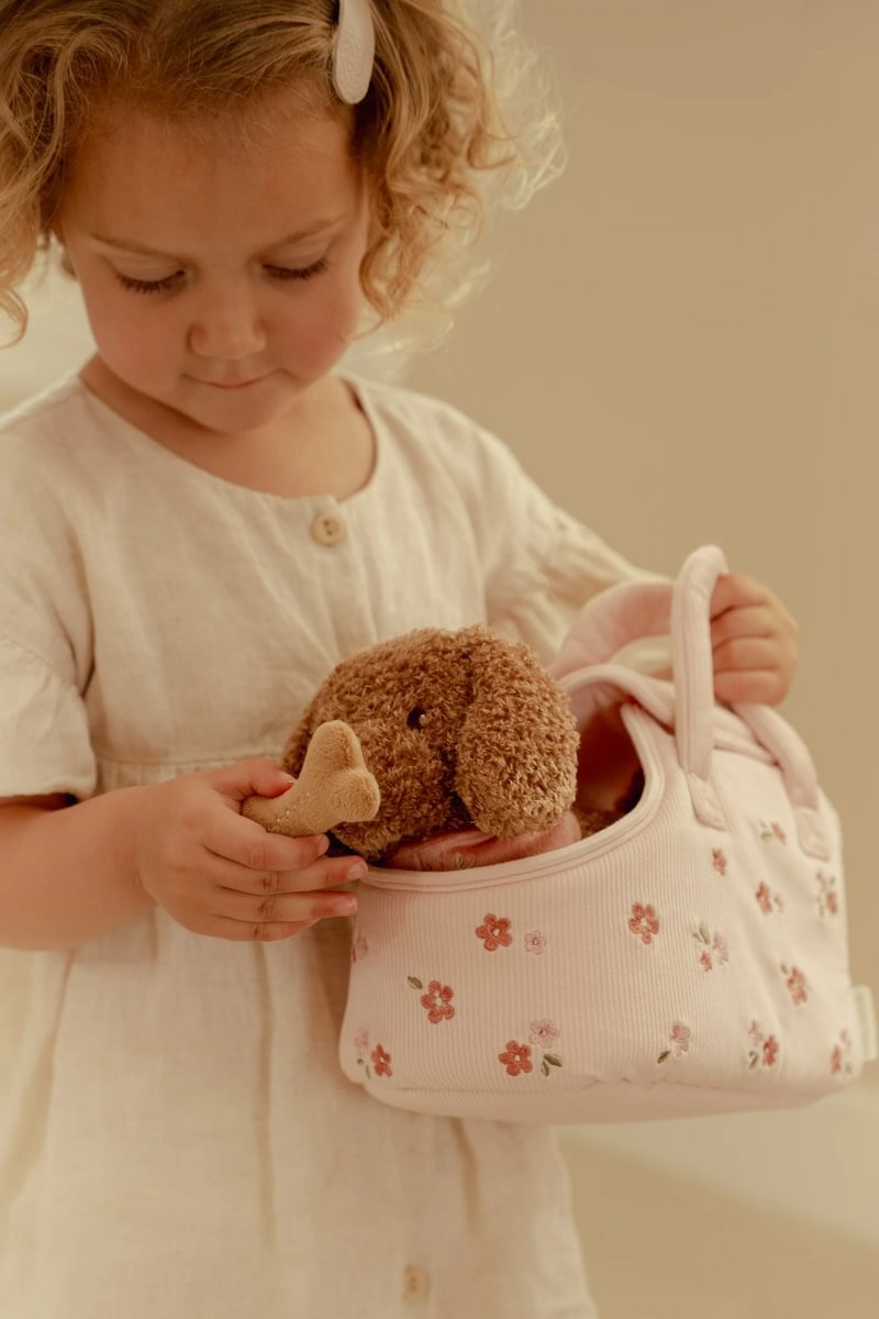 PERRITO PELUCHE JACKIE CON BOLSA LITTLE DUTCH - Imagen 3