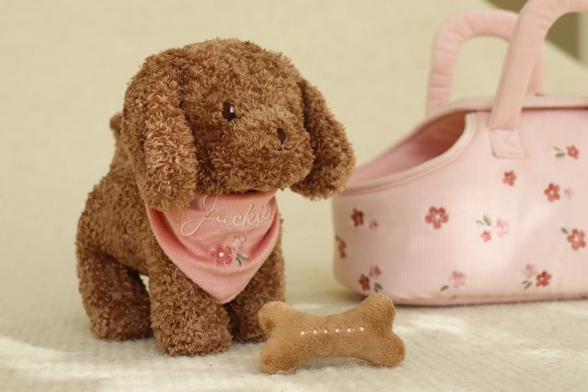 PERRITO PELUCHE JACKIE CON BOLSA LITTLE DUTCH - Imagen 5