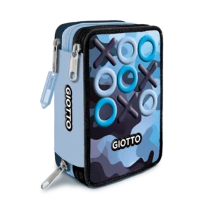 Giotto estuche plumier 3 cremalleras - Azul